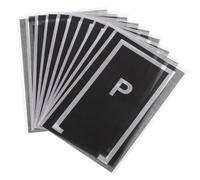 TOPPERFUN 10Pcs Car Parking Spot Stickers for, Interactive Transportation Wall Decals for Boys Playroom and Bedroom Decoration