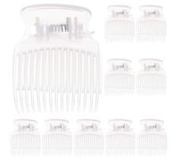TOPPERFUN 10pcs Heated Clamps Hot Roller Clips for Hair Curler Claw Clips Replacement Use Heated Rollers for Heat Curler Securing