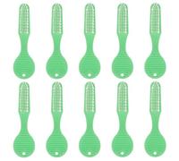 TOPPERFUN 10Pcs Large Head Soft Bristle Toothbrushes Portable Manual Toothbrush with Ergonomic Handle for Prisons Travel and Daily Use