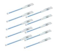 TOPPERFUN 10pcs Marking Pens for Eyebrow Tattooing and Skin Positioning Fine Tip Portable Cosmetic Markers for Precise Lines Non-deforming Blue Pens for Makeup Artists and Surgery Use