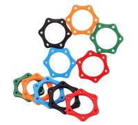 TOPPERFUN 10pcs Microphone Slip Ring Shockproof Mic Rolling Protection Ring for Wireless Microphones for Ktv Karaoke and Conference Use Random Color