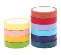 TOPPERFUN 10Pcs Parakeet Chewing Colorful Cardboard Bird Foraging Cockatiel Foot Training Stands Parrot Shredding Teething for Cage Play