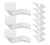 TOPPERFUN 10pcs Radiator Hose Retaining Clips 6.2mm Plastic Fan Shroud Mounting Clips Radiator Cover Support Replacement for Heating Panel Accessories