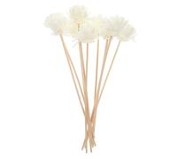 TOPPERFUN 10pcs Rattan Diffuser Sticks Diffuser for Home Room Diffuser Sticks Fragrance Sticks Oil Diffuser Sticks Flower Reed Diffuser Sticks Household Aromatherapy White Bamboo