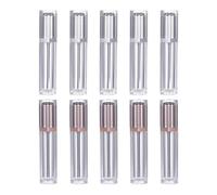 TOPPERFUN 10pcs Refillable Lip Gloss Tubes Made of Sturdy Plastic, Prevent Wasting Remaining Lip Gloss, for Professional Makeup Artists and Beginners Who Enjoy Cosmetics