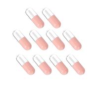 TOPPERFUN 10pcs Reusable Lip Gloss Tubes 5ml Pink Plastic Pp Lightweight Small Lip Color Containers for DIY and Outdoor Travel