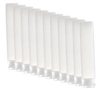 TOPPERFUN 10Pcs Soft Travel Lotion Tubes Refillable Portable Toiletry Bottles for Facial Creams and Liquid Soap Easy-squeeze PE Dispenser Containers for Camping and Daily Use