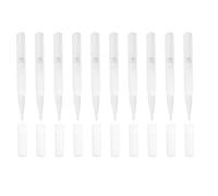 TOPPERFUN 10pcs Transparent Twist Nail Manicure Pens Empty Refillable Cosmetic Liquid Containers with Brush Tips for Cuticle Oil Lip Gloss Nail Art Supplies