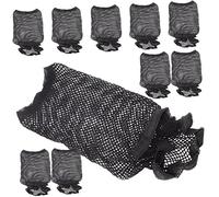 TOPPERFUN 10pcs Wig Cap Mesh Dome Caps for Wigs Soft Stretchy Hair Nets for Women Comfortable Non-adhesive Covers