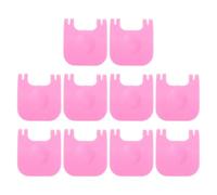 TOPPERFUN 10pcs Wire Cage Clips for Small Pets Enhanced Grip and Easy Assembly, Plastic Cage Buckle Fasteners for DIY Home Use, Suitable for Dog, Rabbit, Chicken and Fence Securing in Pink