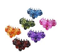 TOPPERFUN 12 Pcs Chunky Jaw Clips Large Octopus Hair Claws for Women Colorful Resin Hair Accessories with Unique Teeth Design