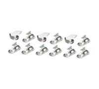 TOPPERFUN 12pcs Adjustable Thumbpick for Banjo Guitar Metal Guitar Pick Finger Guard Comfortable Plectrum for Acoustic