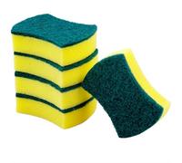 TOPPERFUN 12pcs Cleaning Sponges Small Multifunction High-Density Sponge Scouring Pads for Kitchen Housekeeping Cleaning Cloths Dishwashing Cleaners for Using Kitchen