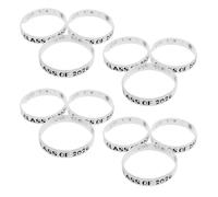 TOPPERFUN 12pcs Graduation Party Bracelets for Graduation Week, Silicone Wristbands with Comfortable Fit and Class Identity Recognition, Leavers Presents for Class in Daily Activities