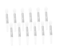 TOPPERFUN 12Pcs Mini Silicone Lip Brush Set Versatile Lipstick Applicators for Travel Professional Use Application for Women and Fashion Enthusiasts