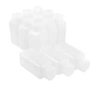 TOPPERFUN 12pcs Plastic Empty Small Mouth Lab Chemical Reagent Bottle Container Sample Sealing Liquid Medicine Bottles (100ml)