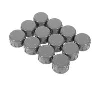 TOPPERFUN 12pcs PVC Threaded Pipe Caps Female End Plugs with Leakproof Performance and Effective Blockage for Water Line and Sprinkler Tube Pipeline Commissioning and Construction Sites