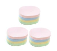 TOPPERFUN 12pcs Thick Facial Cleansing Sponges Face Puff Sponge Pads for Deep Makeup Removal and Exfoliating Skin Care Suitable for Daily Face Washing Random Style