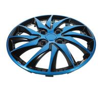 TOPPERFUN 14 Inch Wheel Trims: 1Pc Blue Black Wheel Trims Hubcaps 14 Inch Wheel Covers, Universal Hub Caps, Car Wheel Case Hubcap for Car Hub Auto Refit Accessory Hubcaps
