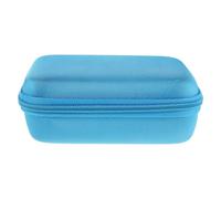 TOPPERFUN 15-Compartment Insulin Vial Storage Box 10ml Blue Insulin Carrying Case with Zipper Travel Organizer for Diabetes Medication Fridge Compatible Random Color
