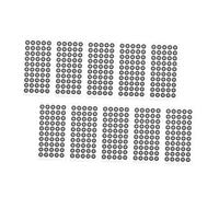 TOPPERFUN 15 Sheets Scanning Marker High Precision Reflective Film Markers Tear Resistant Reference Points for Optical Tracking and Scanner Accessories Industrial Medical Animation Use