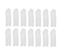 TOPPERFUN 150pcs Finger Protectors Stop Biting Nails Disposable Finger Covers for Adults Blister Prevention Breathable Fingertip Sleeves Winter Ladies Gloves