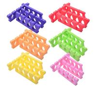 TOPPERFUN 15pcs Eva Nail File Separator for Toes and Toe Nails Manicure Tools Designed to Shape Extensions and Provide Easy Access to Areas Suitable for Home Use and Expert Use Random Color
