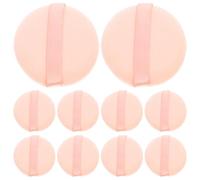 TOPPERFUN 16pcs Cotton Powder Puff Makeup Pads for Loose and Setting Powder Soft Velour Face Cushions Smooth Application Comfortable Touch