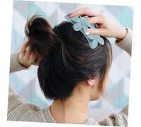 TOPPERFUN 16pcs Vintage Floral Hairpin Large Matte Flower Barrette Clips Elegant Non-slip Hair Claws for Travel-friendly Floral Hair Accessories for Fringe and Side Styling