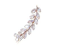 TOPPERFUN 1pc Delicate Rhinestone Hair Clip for Versatile Hairpin Accessory for Parties Everyday Wear Outfit Matching Elegant Gold Design for Fashionable Women