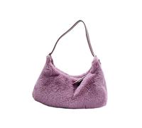 TOPPERFUN 1pc Fashionable Plush Shoulder Bag for Women Casual Crossbody Handbag Elegant Design for Daily Use Durable Material for Storing Phones and Essentials for