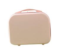 TOPPERFUN 1Pc Portable Travel Makeup Organizer Cosmetic Bag for Women Stylish Mini Toiletry Holder Pink for Daily Cosmetics and Travel Essentials
