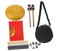 TOPPERFUN 1set Ethereal Steel Tongue Drum Note Percussion Instrument Portable Music Accessory for Beginners and Adults Material for Pure Sound and for Music Enlightenment