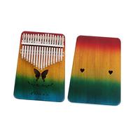 TOPPERFUN 1set Key Kalimba Thumb Piano Musical Instrument for Beginners Lightweight for Travel and Home Decoration Easy to Play Beautiful Melody