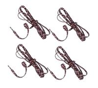 TOPPERFUN 2 Pairs Leopard Print Elastic Shoelaces Flat Polyester Durable Shoe Ties for Sneakers Casual Shoes Adults Fashionable Cool Accessories