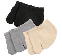TOPPERFUN 2 Pairs Women Forefoot Socks Thin Non-Slip Separated Toe Half Socks Comfortable Summer Invisible Grip 6 Pieces