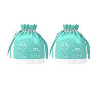 TOPPERFUN 2 Rolls Disposable Face Towels Makeup Wipes 40 Sheets Per Roll Viscose Acetal Fibre Soft and Delicate for Women Simple and Convenient Facial Cleansing