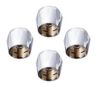 TOPPERFUN 2 Sets Faucet Handle Replacement Hot Cold Knob Handles