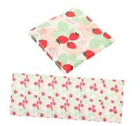 TOPPERFUN 20 Sheets Strawberry Printing Paper Napkins Decorative Party Napkin Decors with Vivid Design for Birthday Celebrations and Summer Gatherings