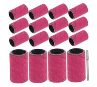 TOPPERFUN 200pcs Fine Grit Nail Sanding Bands with Mandrel Bit for Electric Nail Drills Gel Manicure and Pedicure Gentle Surface Smoothing