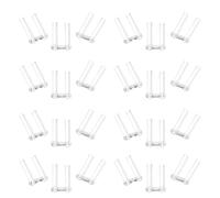 TOPPERFUN 200pcs Spare Part Rimless Eyeglasses Buckle Secure Lens Fastening Convenient Installation High Elasticity Pap Material for Frequent Lens Replacement Sports Activities Casual