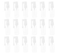 TOPPERFUN 20PCS 30ml Mini Travel Spray Bottles Set - 360° Rotatable Fine Mist Atomizer, Plastic Refillable Bottles for Aromatherapy, Makeup, Fragrance