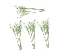 TOPPERFUN 20pcs Artificial Chamomile Silk Flowers Bouquet White Daisy Faux Wildflower Stems Spring Floral Decor for Wedding Centerpieces Home Vase Arrangements