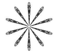 TOPPERFUN 20pcs Black Hollow Long Finger Nail Covers Halloween Cosplay Accessories Ancient Queen Fingernail Rings Performance Props for Costume Party