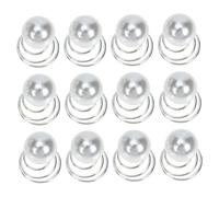 TOPPERFUN 20pcs Bridal Pearl Spiral Hairpins Swirl Hair Jewels for Braids Elegant Wedding Prom Hair Accessories for Women
