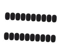 TOPPERFUN 20pcs Microphone Covers Wrap Cover Supplies Sponge Microphone Gooseneck for Dust Protection Use during Recording Sessions
