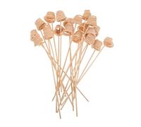 TOPPERFUN 20pcs Wavy Rattan Refill Sticks for Aroma Diffuser Natural Fragrance Replacement Sticks Freshness Decorative Home Fragrance