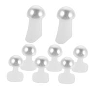 TOPPERFUN 24pcs Silicone Toe Separators with Elegant Design Reusable Toe Spreaders for Precise Pedicure Nail Polish Application Easy to Clean Nail Art Tools for Home and Salon Use