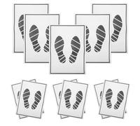 TOPPERFUN 25 Pcs Disposable Car Foot Mats Vehicle Foot Pads Car Floor Protective Folding Design Paper Vehicle Floor Mats Interior Accessories