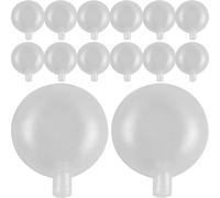 TOPPERFUN 25pcs White Plastic Replacement Squeakers for Dog and Baby Plush Toys, Insertable Noise Makers, Easy to Use for DIY Toy Making and Repair